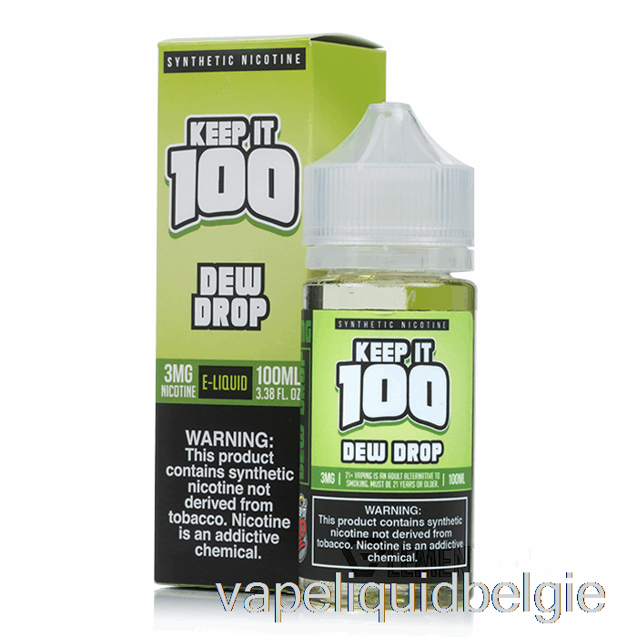 Vape Vloeibare Dauwdruppel - Bewaar Het 100 - 100 Ml 3 Mg